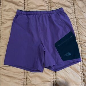 The North Face Purple Performance Shorts